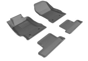 Toyota 86 Floor Mat Set - Front and Rear - 3D MAXpider - KAGU - Black - `17-`20